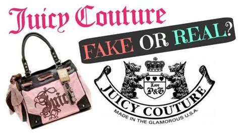 real juicy couture vs fake